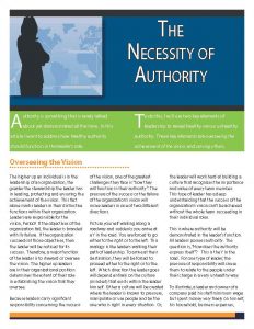 The Necessity of Authority
